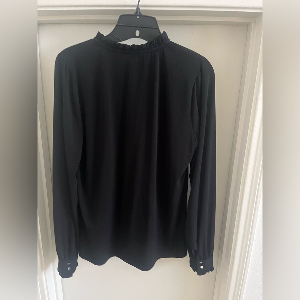 Calvin Klein Black Blouse size Medium - Picture 2 of 7